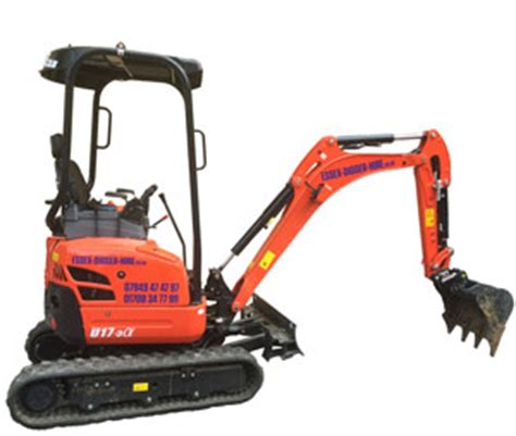 Mini and Micro Diggers Hire Specialists in Essex